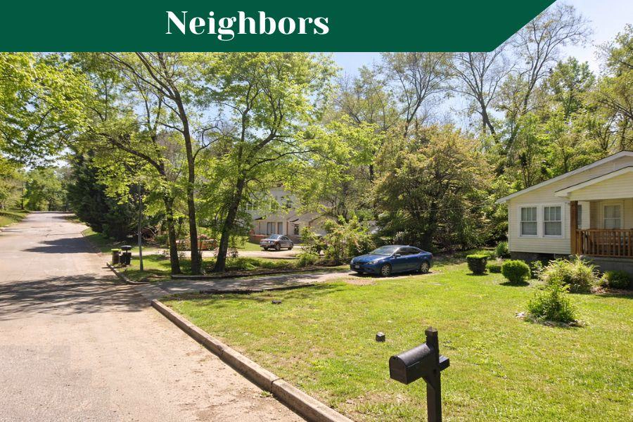 ESTABLISHED NEIGHBORHOOD: Surrounded by well-maintained homes and beautiful mature trees.